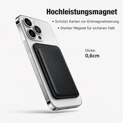 Sorux LuxWallet | MagSafe Leder Karten/Geldhülle